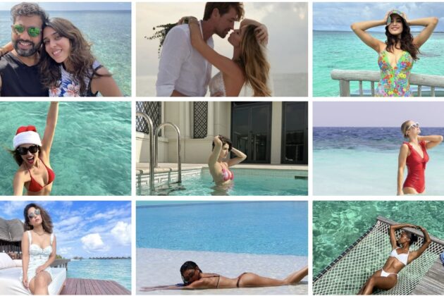 Celebrities on vacation