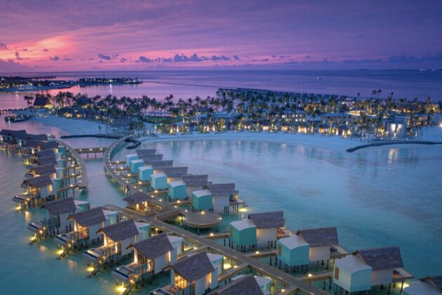 aerial view of CROSSROADS Maldives